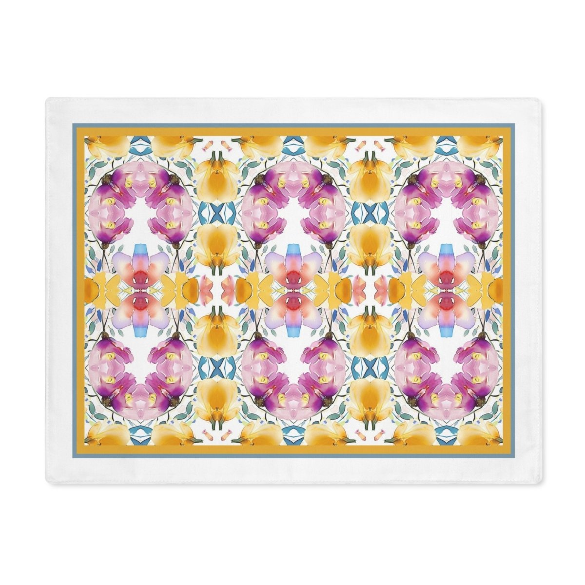 Aztec Floral Arch | Placemat - Cotton Twill Placemat - Piccolo Fiore Prints