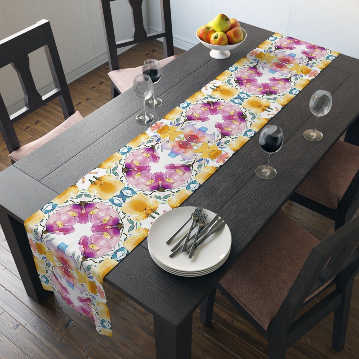 Aztec Floral Arch | Table Runner - Table Runner - Piccolo Fiore Prints