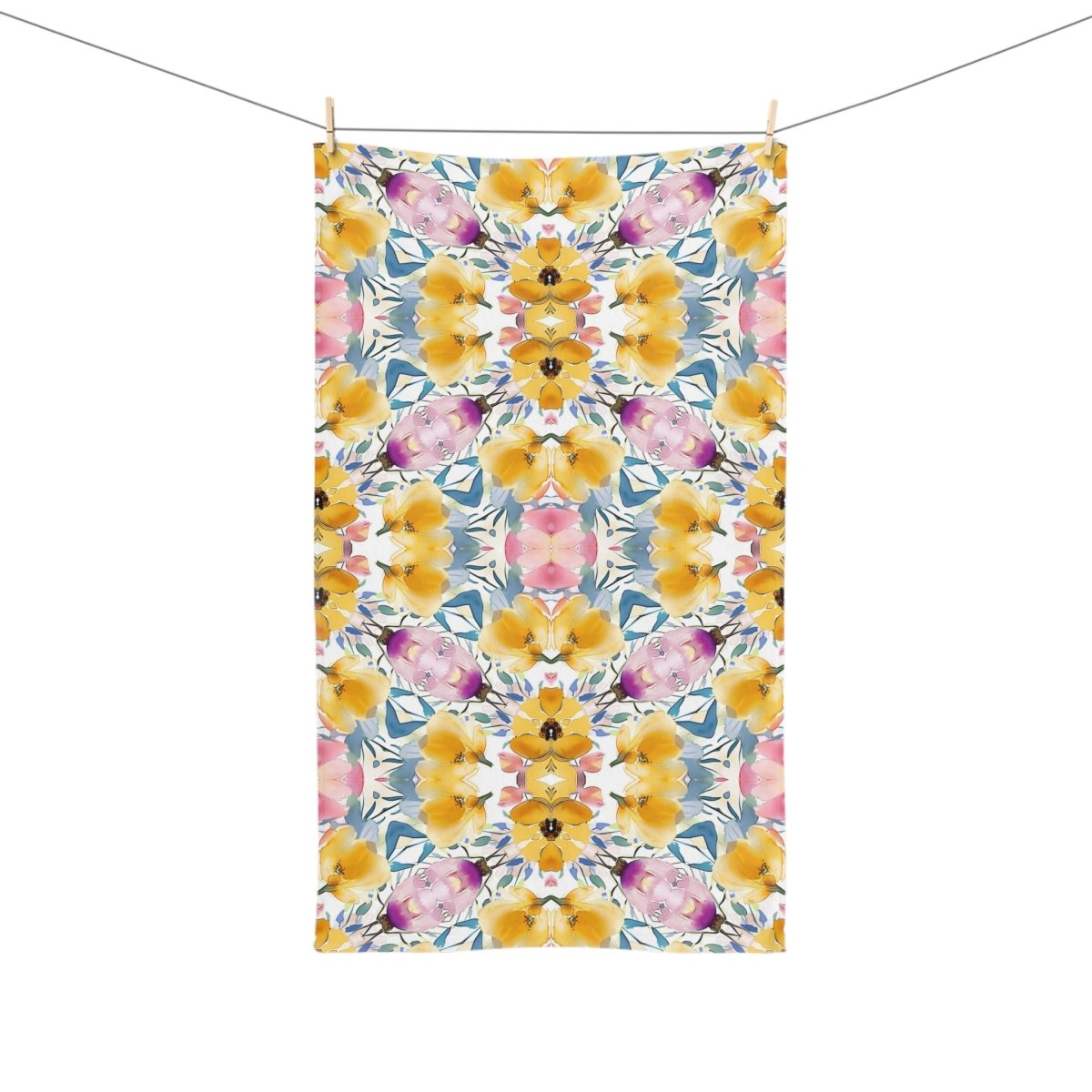 Aztec Floral Bow | Hand Towel - Hand Towel - Piccolo Fiore Prints