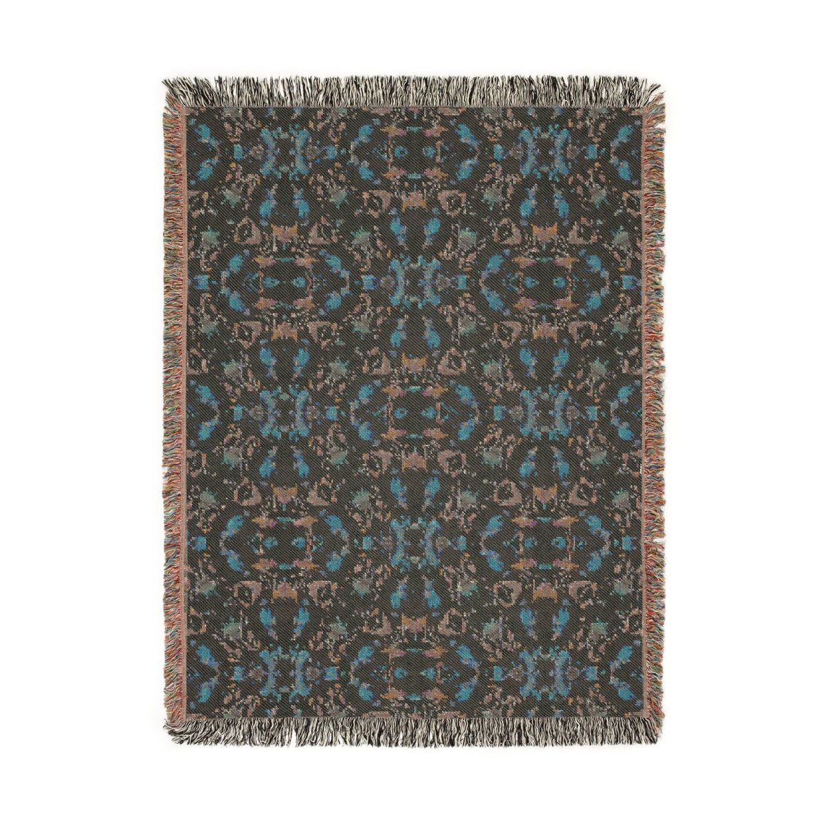 Aztec Floral Bow | Woven Blanket - Woven Blanket - Piccolo Fiore Prints