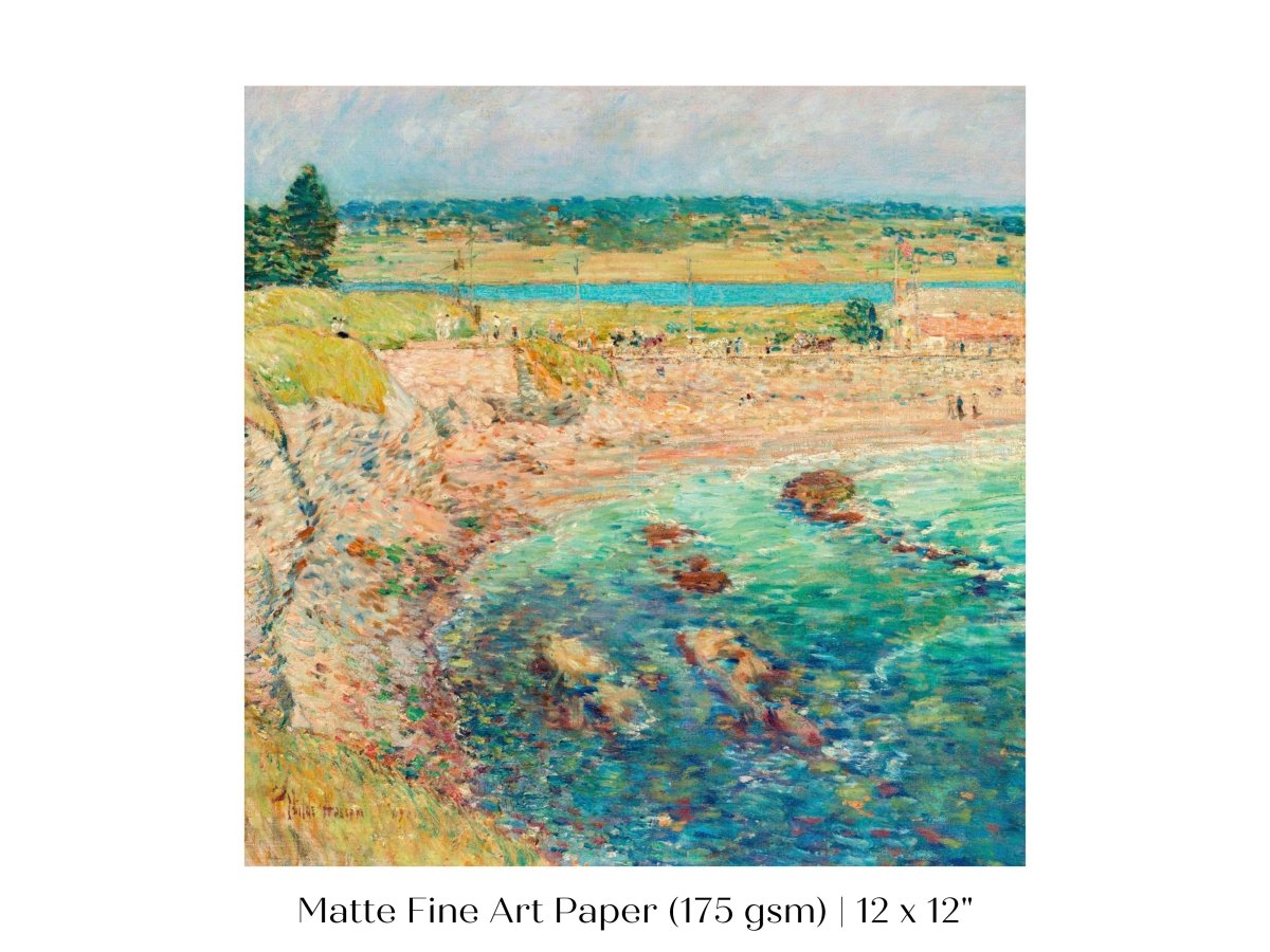 Bailey's Beach | P356 - Single Square Art Prints - Piccolo Fiore Prints