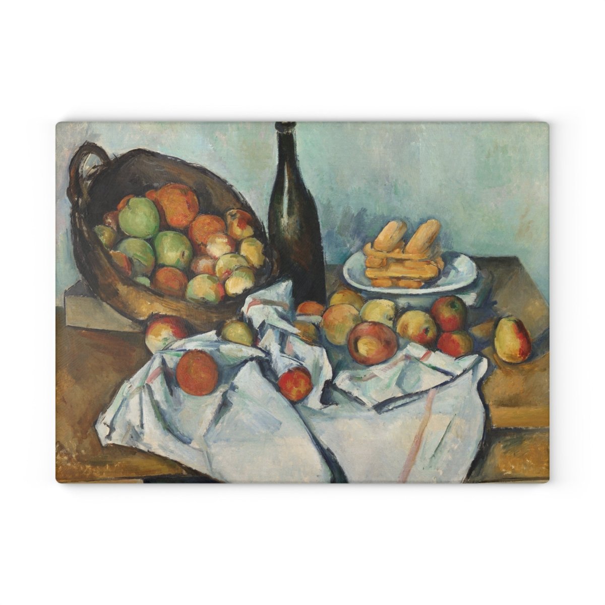 Basket of Apples | Glass Chopping Board - Glass Chopping Board - Piccolo Fiore Prints
