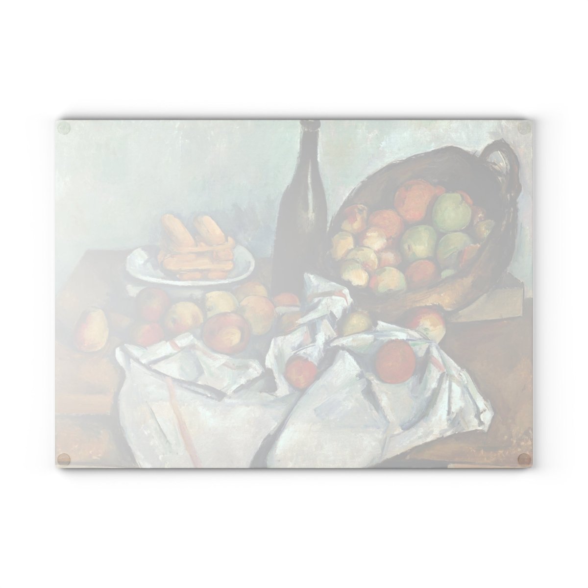 Basket of Apples | Glass Chopping Board - Glass Chopping Board - Piccolo Fiore Prints