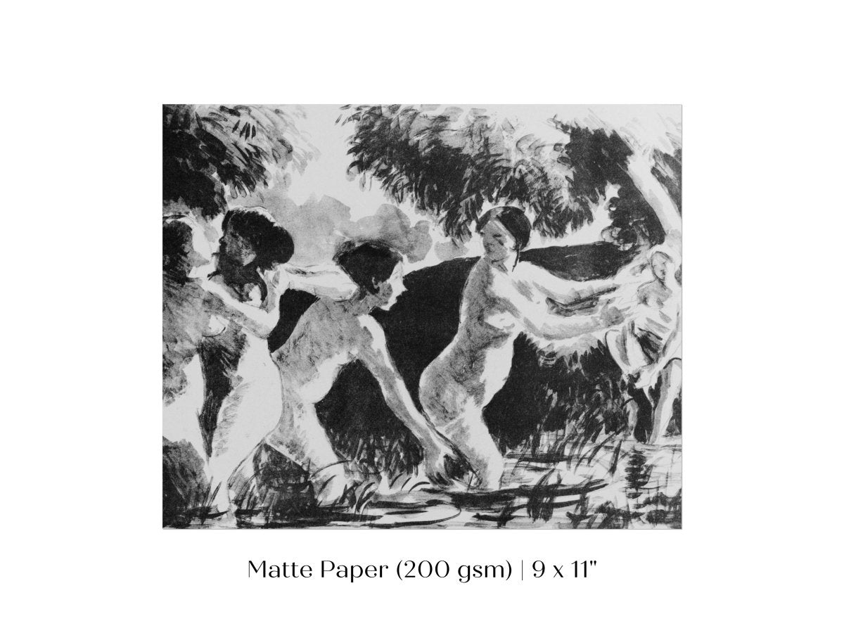 Bathing | P446 - Single Art Prints - Piccolo Fiore Prints