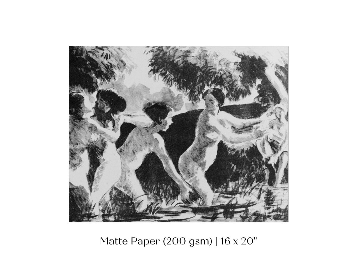 Bathing | P446 - Single Art Prints - Piccolo Fiore Prints