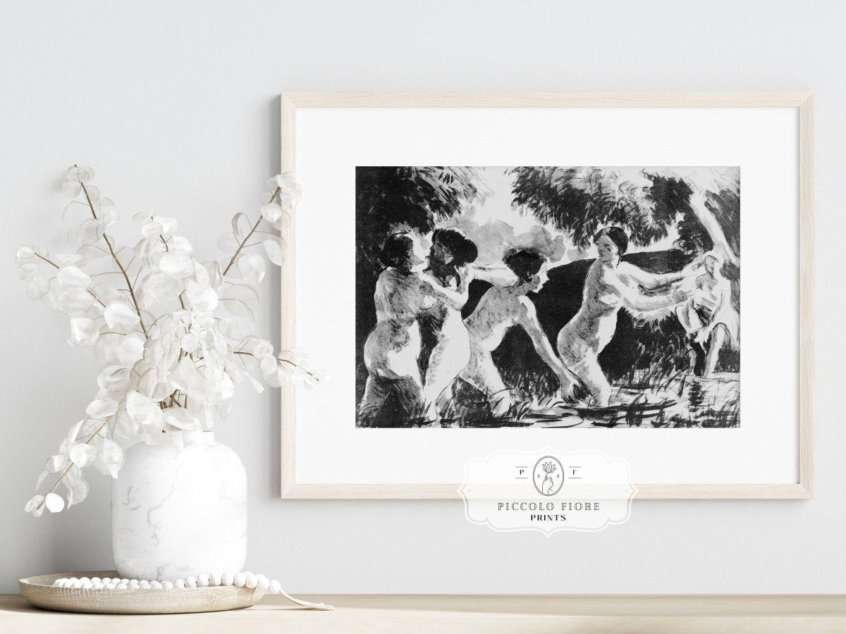 Bathing | P446 - Single Art Prints - Piccolo Fiore Prints
