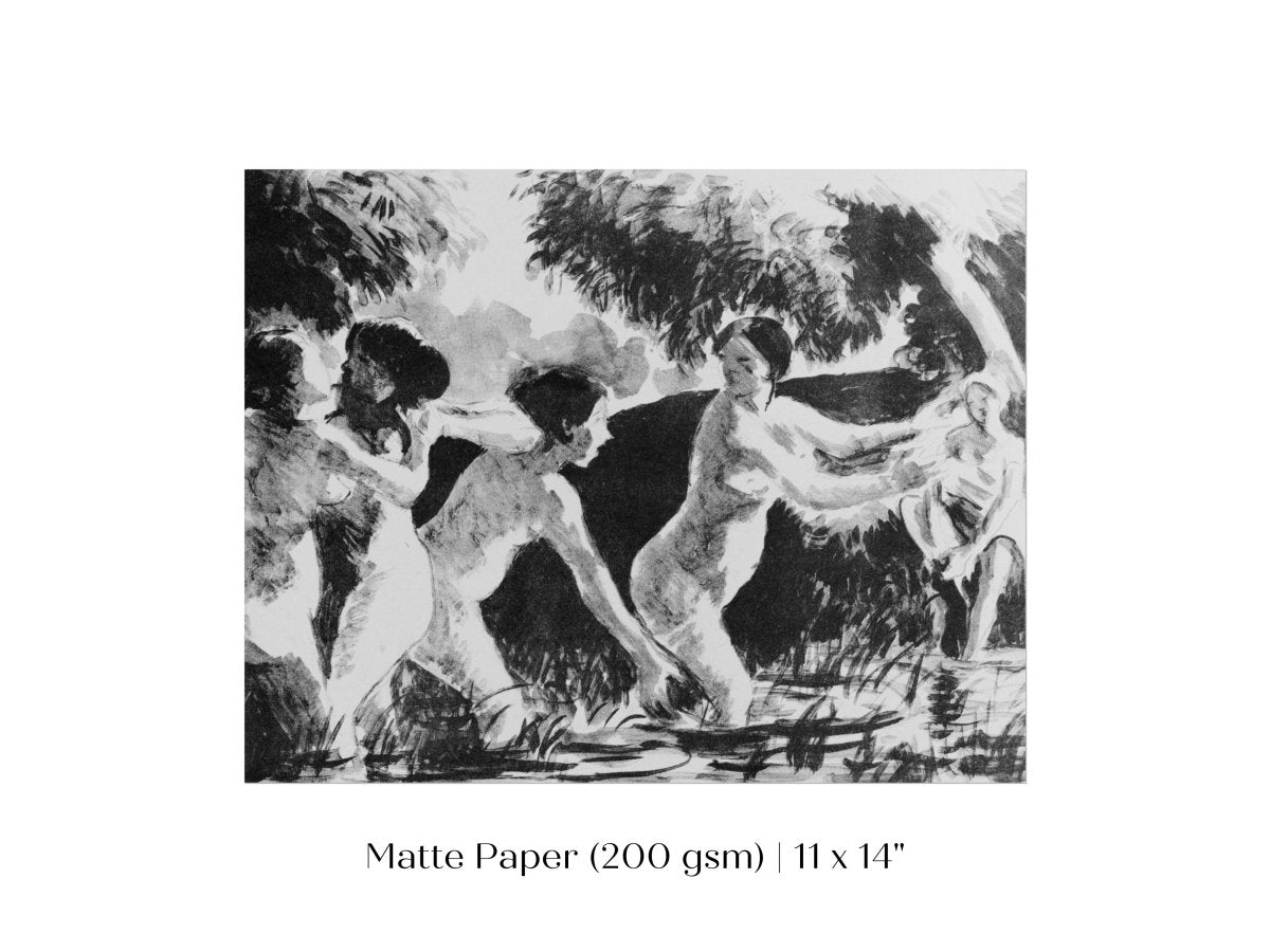 Bathing | P446 - Single Art Prints - Piccolo Fiore Prints