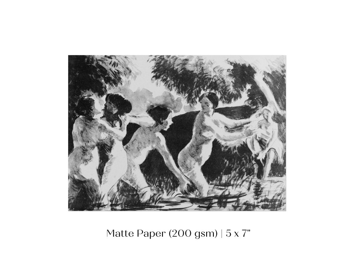 Bathing | P446 - Single Art Prints - Piccolo Fiore Prints