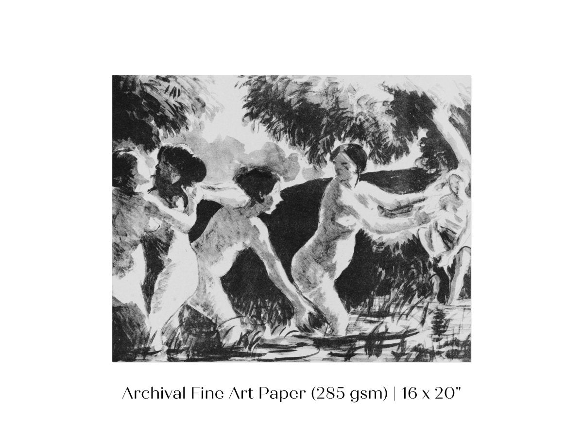 Bathing | P446 - Single Art Prints - Piccolo Fiore Prints