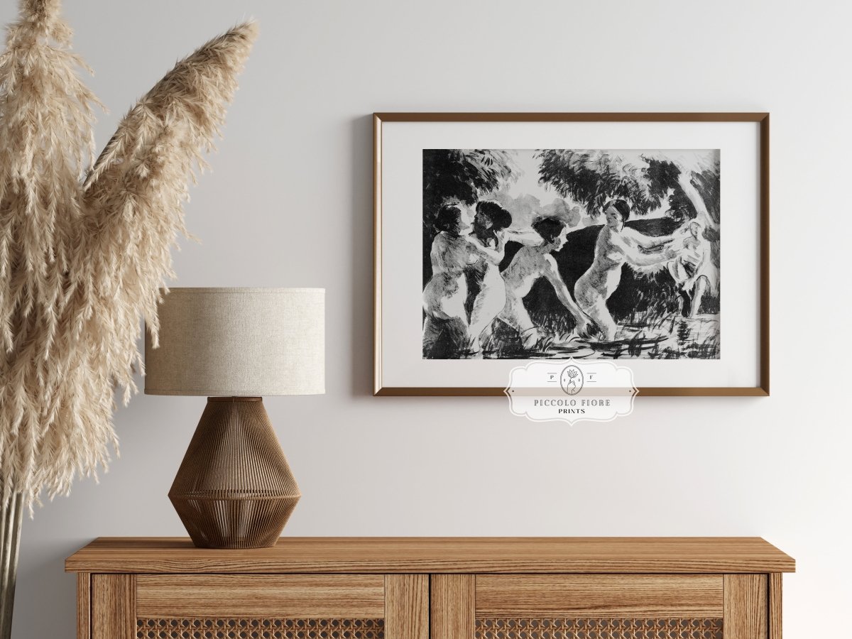 Bathing | P446 - Single Art Prints - Piccolo Fiore Prints
