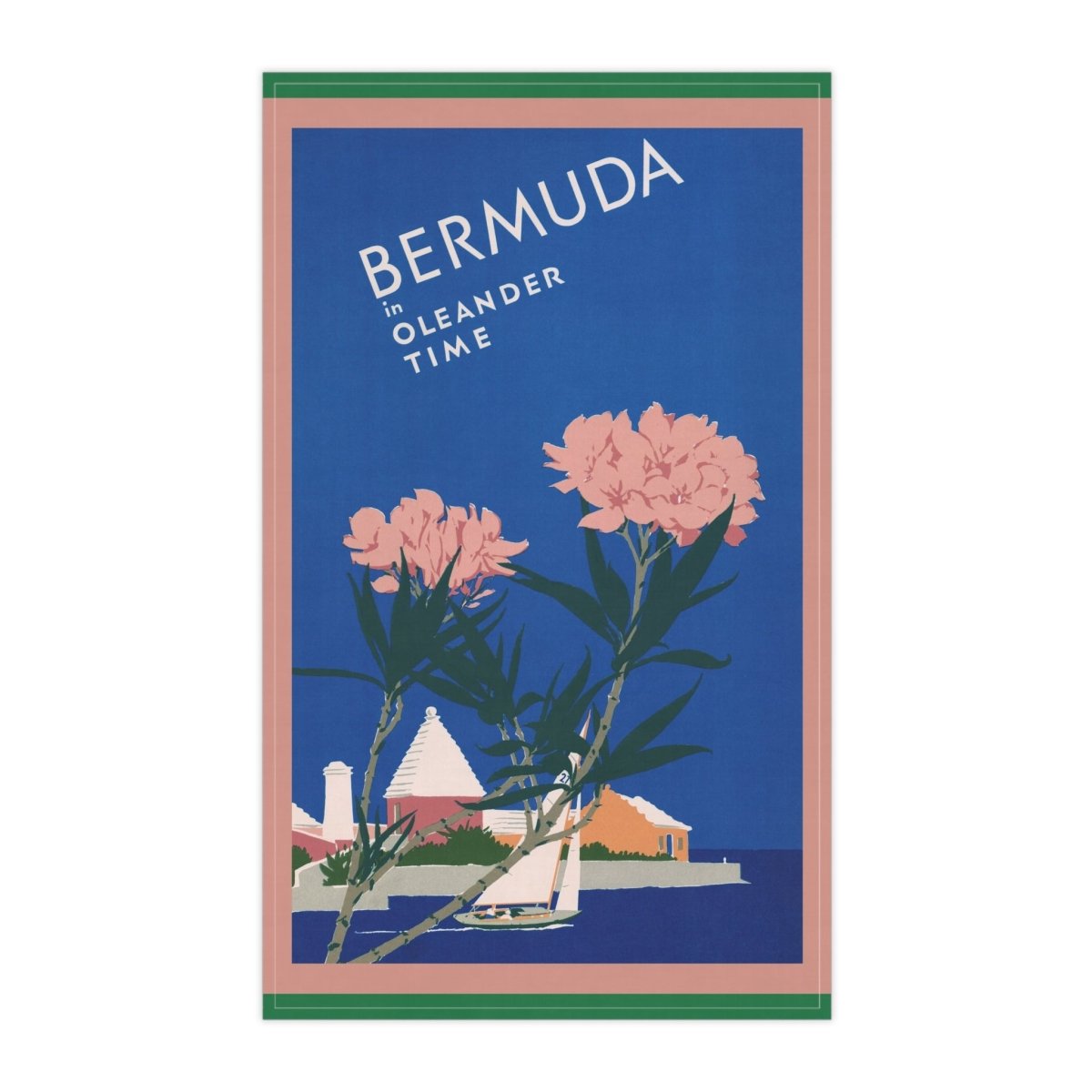 Bermuda Sailboat | Tea Towel - Tea Towel - Piccolo Fiore Prints