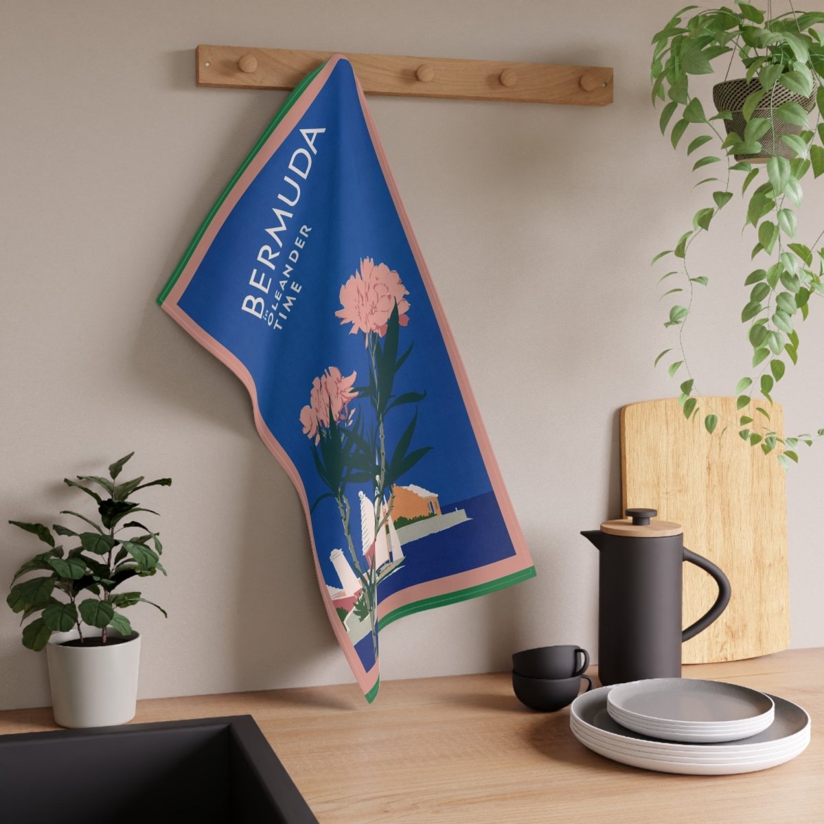 Bermuda Sailboat | Tea Towel - Tea Towel - Piccolo Fiore Prints