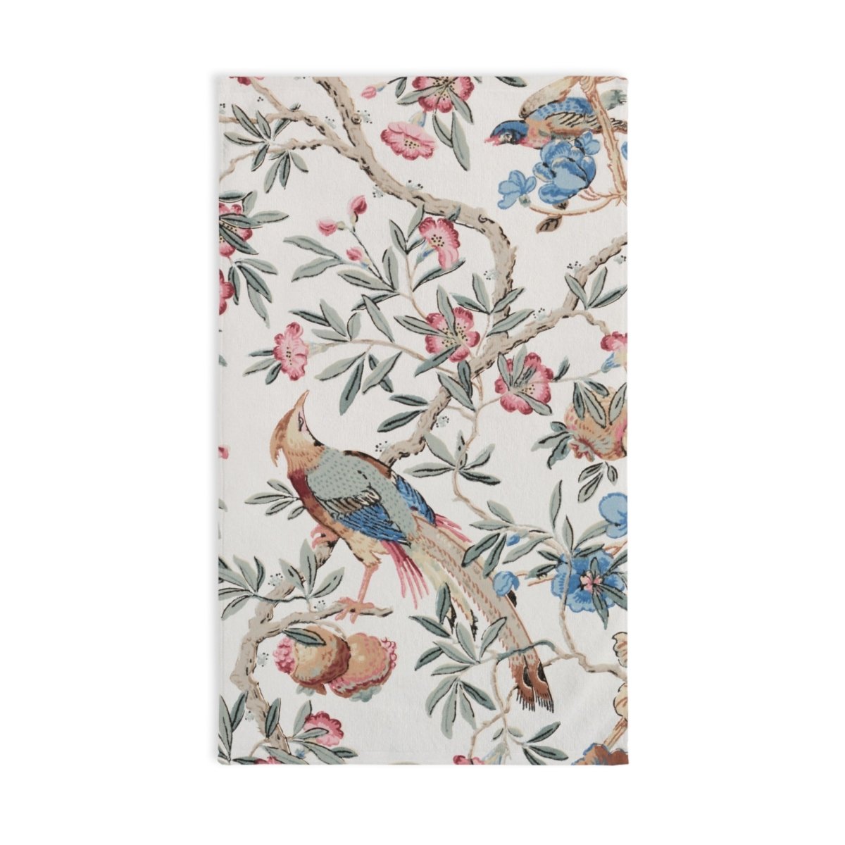 Birds and Fruit in Pastel | Hand Towel - Hand Towel - Piccolo Fiore Prints