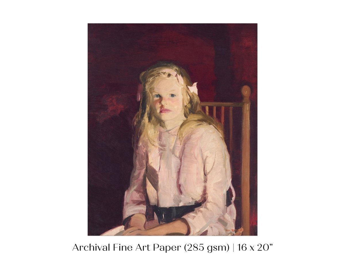 Blonde Haired Girl | P324 - Single Art Prints - Piccolo Fiore Prints