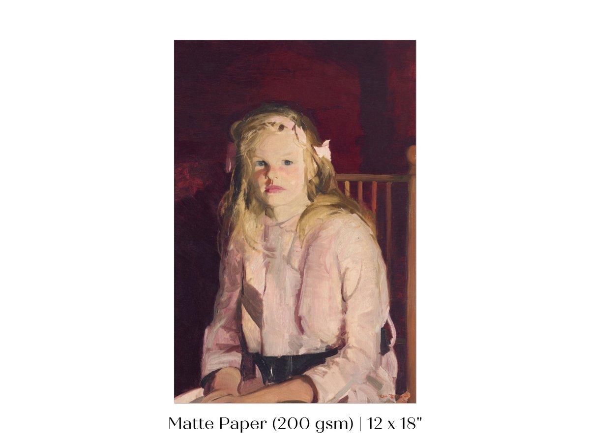 Blonde Haired Girl | P324 - Single Art Prints - Piccolo Fiore Prints