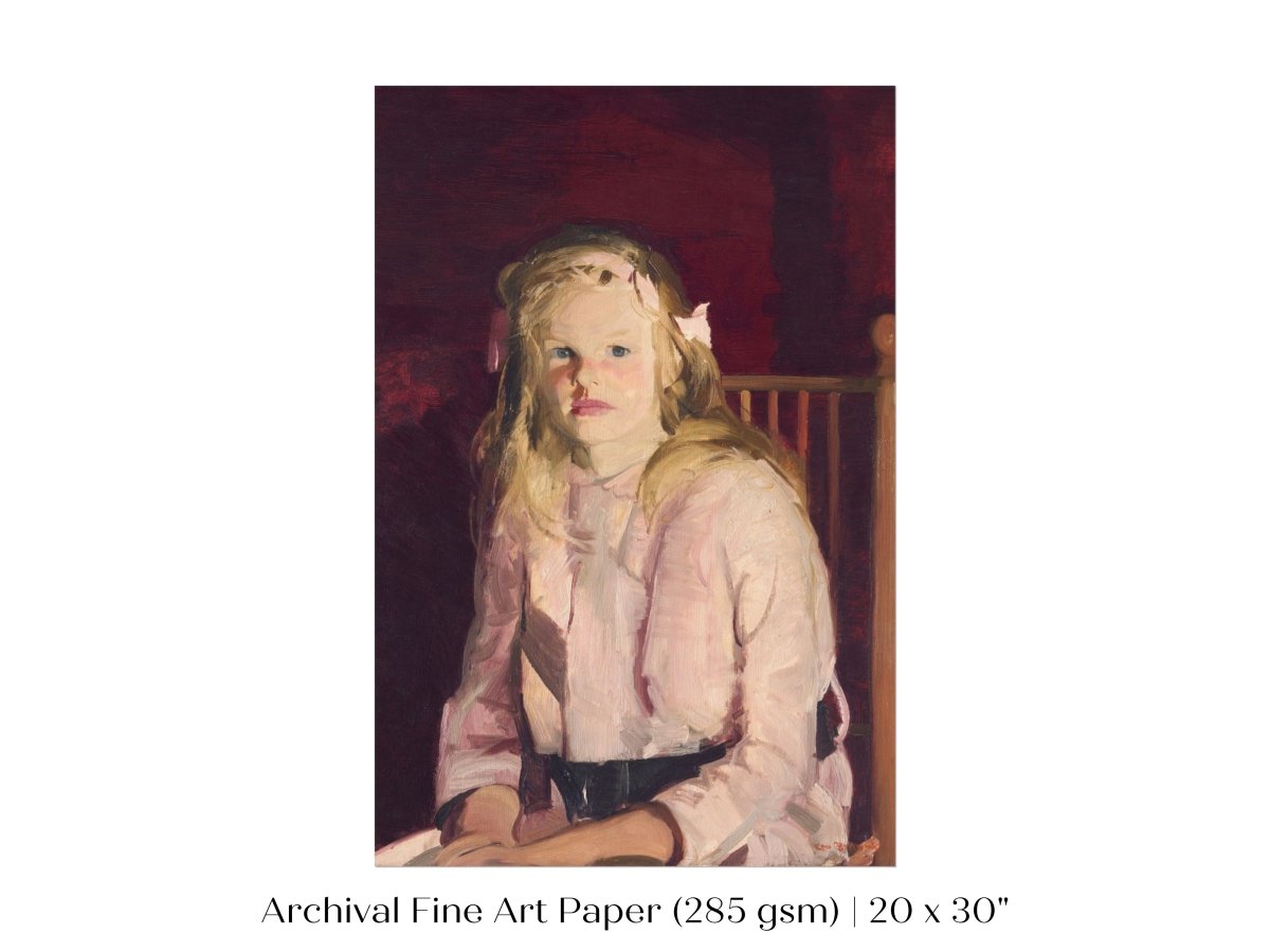 Blonde Haired Girl | P324 - Single Art Prints - Piccolo Fiore Prints