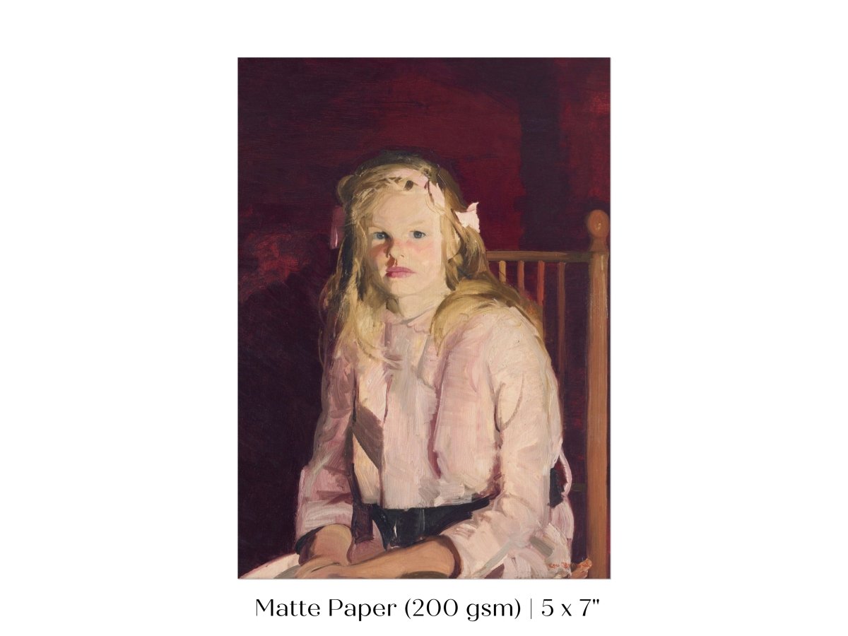 Blonde Haired Girl | P324 - Single Art Prints - Piccolo Fiore Prints