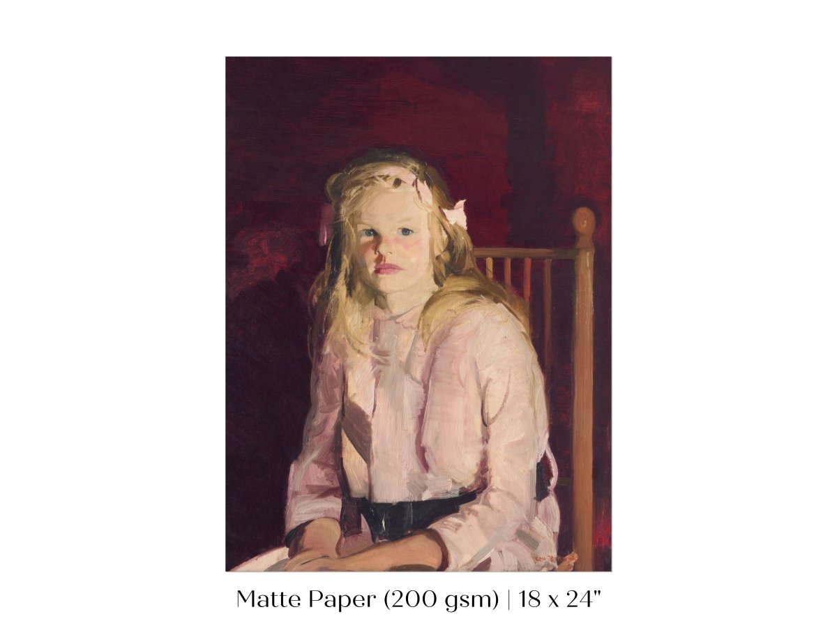 Blonde Haired Girl | P324 - Single Art Prints - Piccolo Fiore Prints