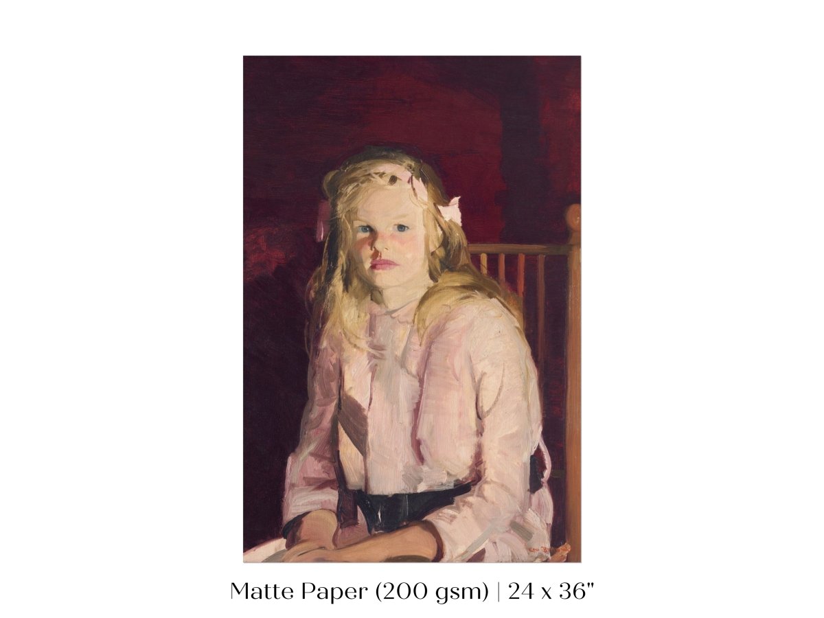Blonde Haired Girl | P324 - Single Art Prints - Piccolo Fiore Prints