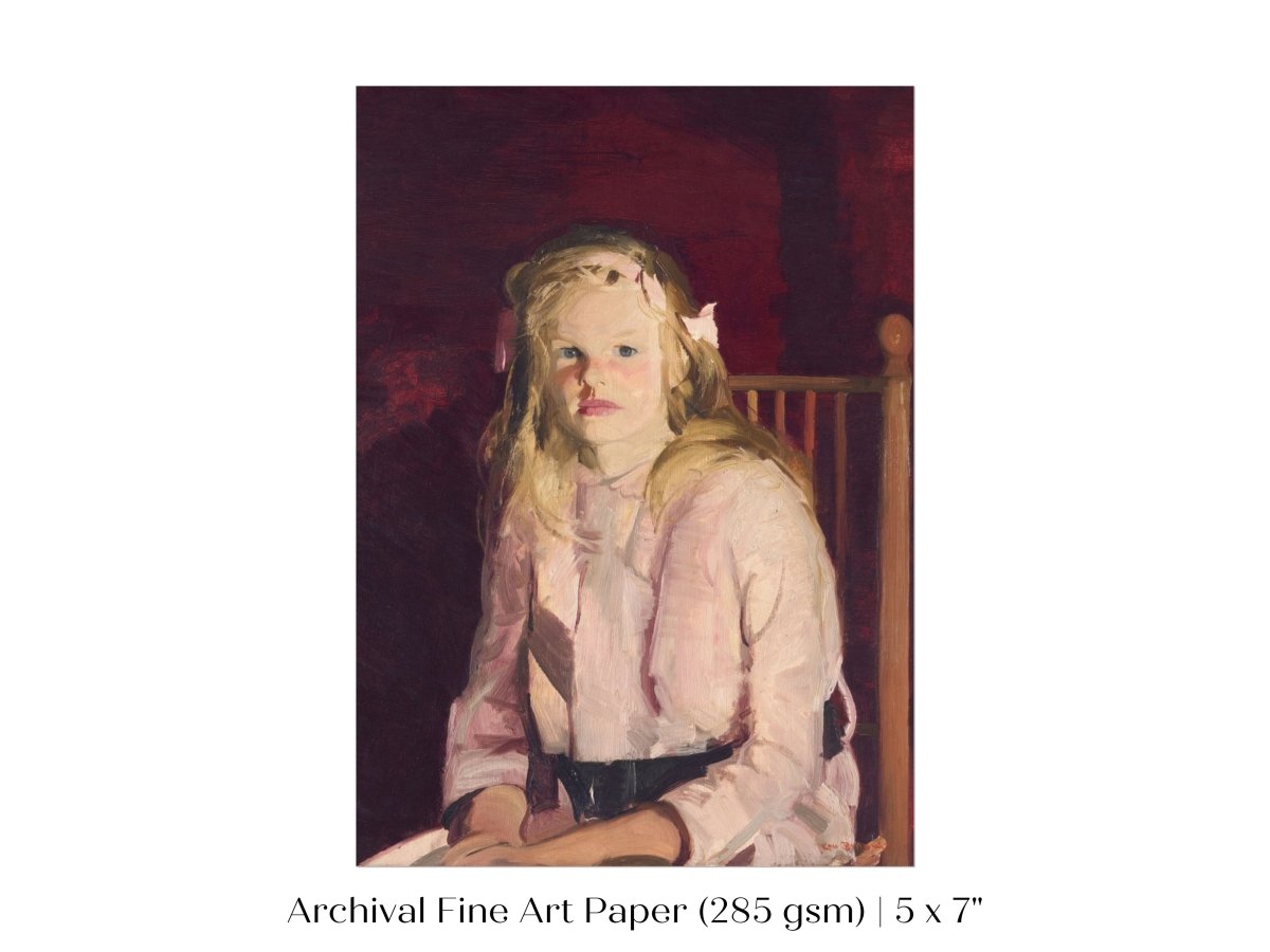 Blonde Haired Girl | P324 - Single Art Prints - Piccolo Fiore Prints