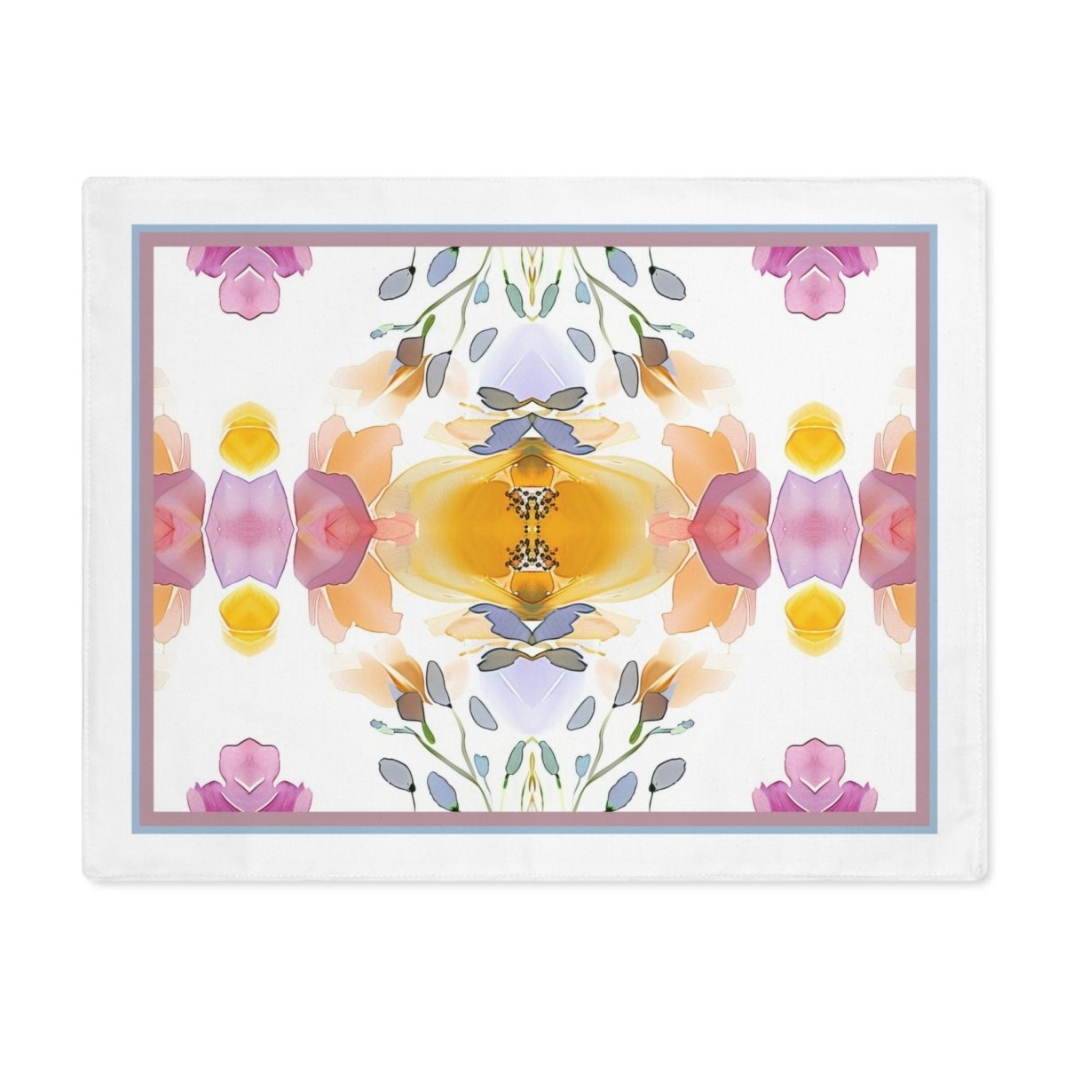 Blooming White | Placemat - Cotton Twill Placemat - Piccolo Fiore Prints