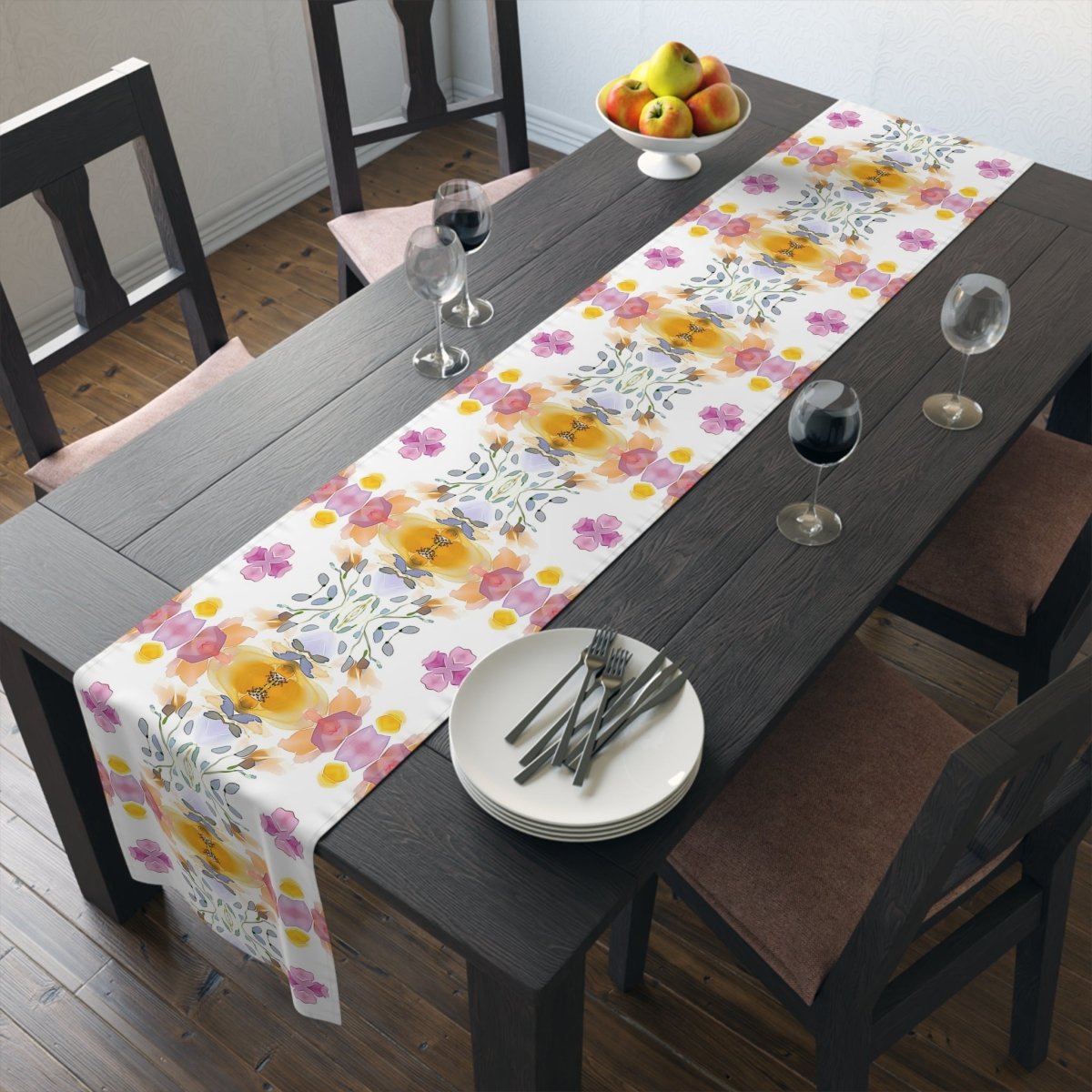Blooming White | Table Runner - Table Runner - Piccolo Fiore Prints