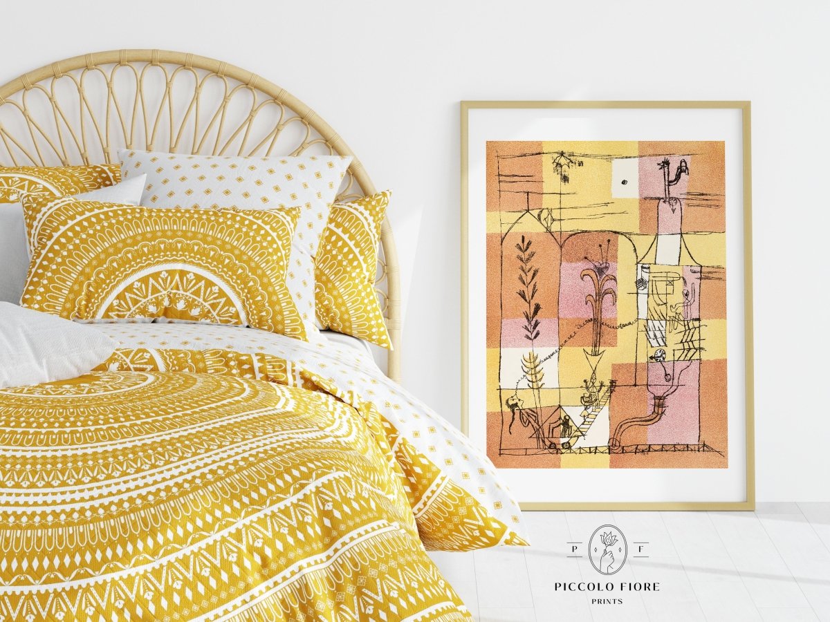 Blue and Peach | Gallery Wall Set | 7 Prints | M7 - 8 - Gallery Wall Set - Piccolo Fiore Prints