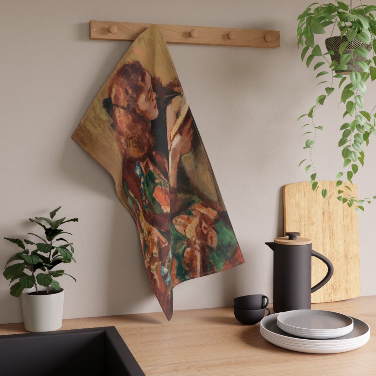 Book Lover | Tea Towel - Tea Towel - Piccolo Fiore Prints