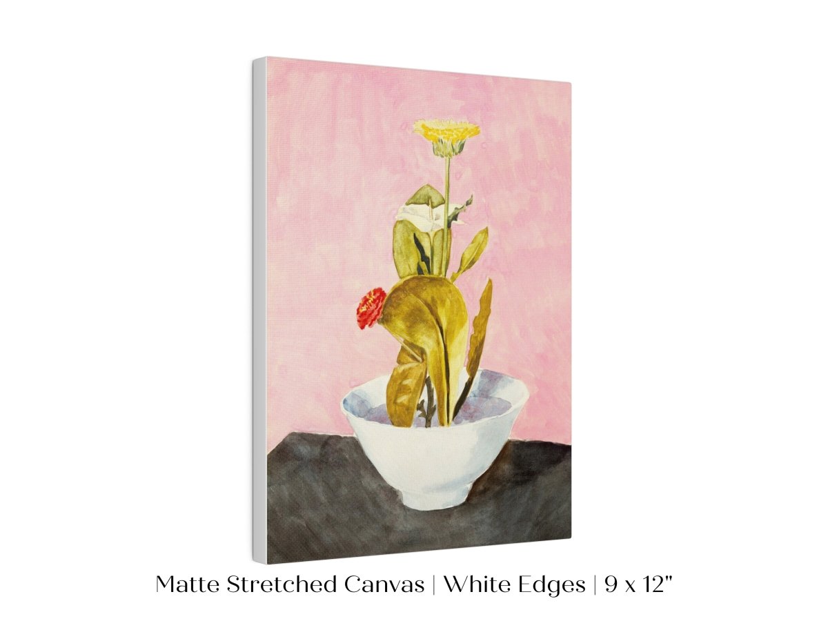 Bowl of Flowers | P133 - Single Art Prints - Piccolo Fiore Prints