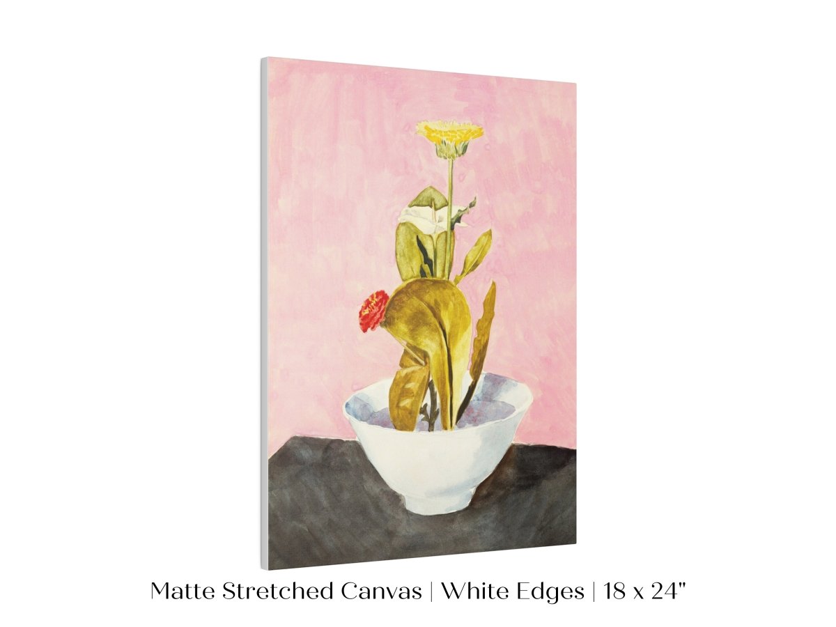 Bowl of Flowers | P133 - Single Art Prints - Piccolo Fiore Prints
