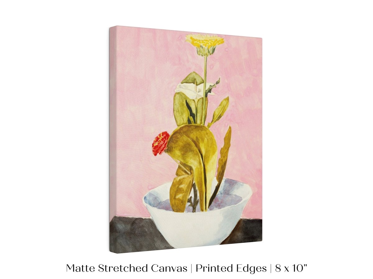 Bowl of Flowers | P133 - Single Art Prints - Piccolo Fiore Prints