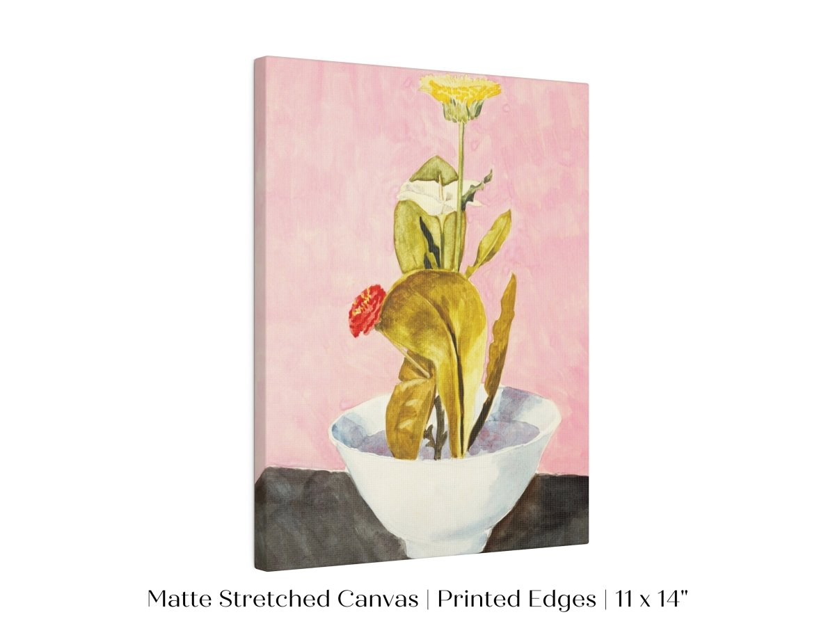 Bowl of Flowers | P133 - Single Art Prints - Piccolo Fiore Prints