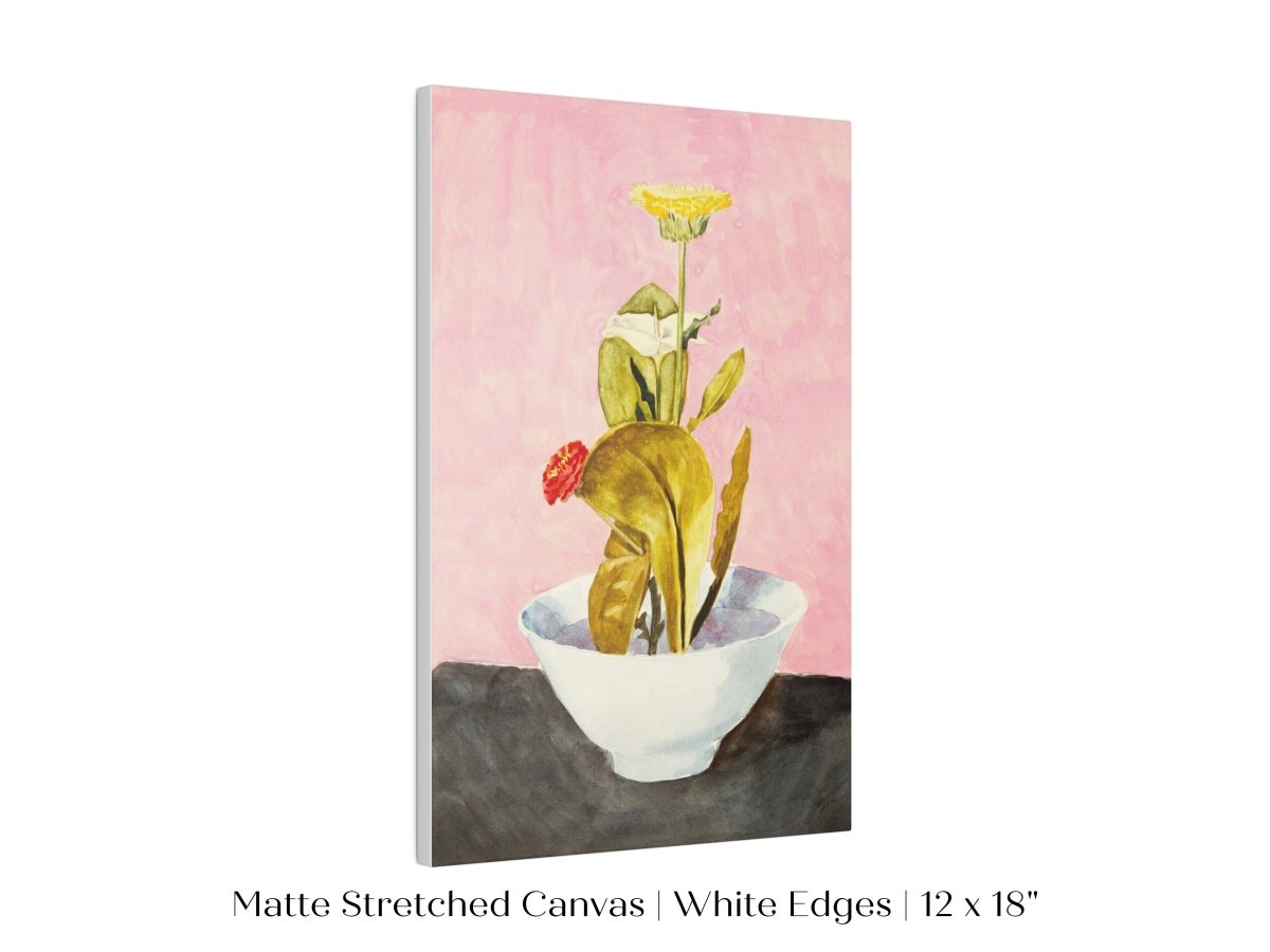 Bowl of Flowers | P133 - Single Art Prints - Piccolo Fiore Prints