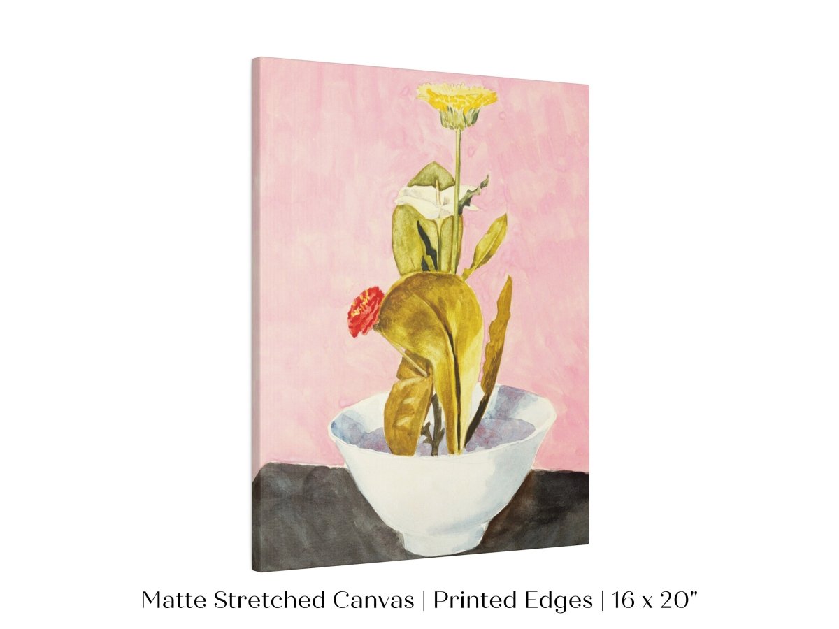 Bowl of Flowers | P133 - Single Art Prints - Piccolo Fiore Prints