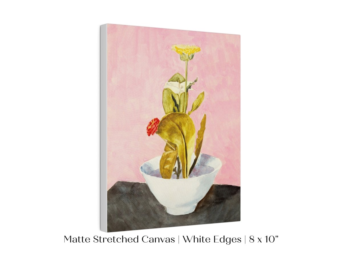 Bowl of Flowers | P133 - Single Art Prints - Piccolo Fiore Prints