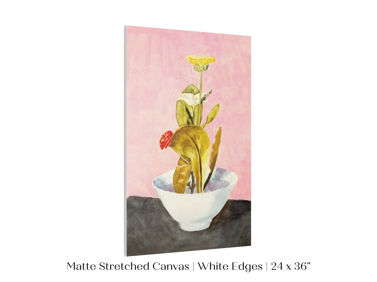 Bowl of Flowers | P133 - Single Art Prints - Piccolo Fiore Prints