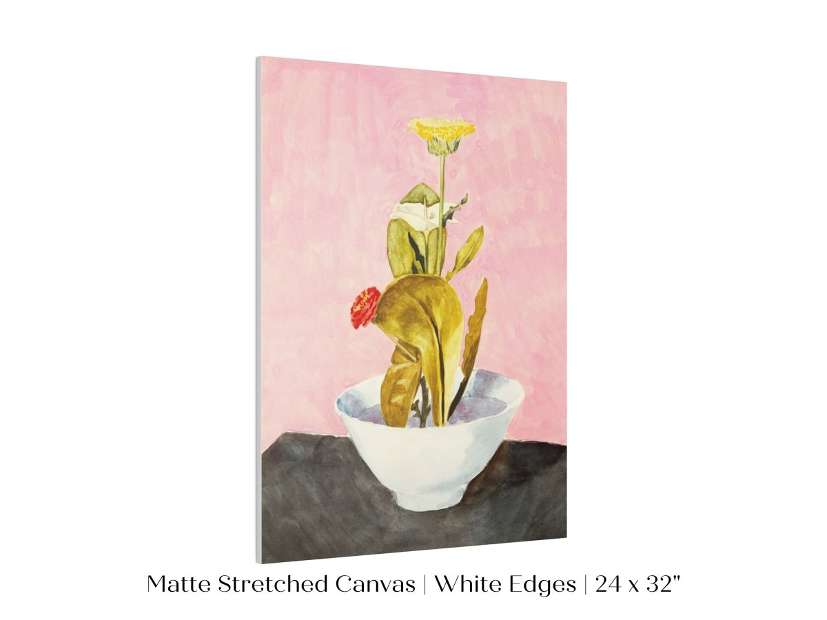 Bowl of Flowers | P133 - Single Art Prints - Piccolo Fiore Prints