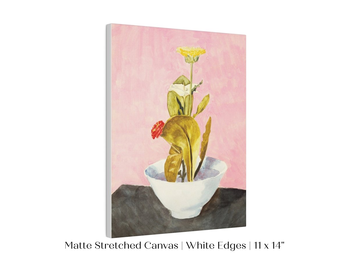 Bowl of Flowers | P133 - Single Art Prints - Piccolo Fiore Prints