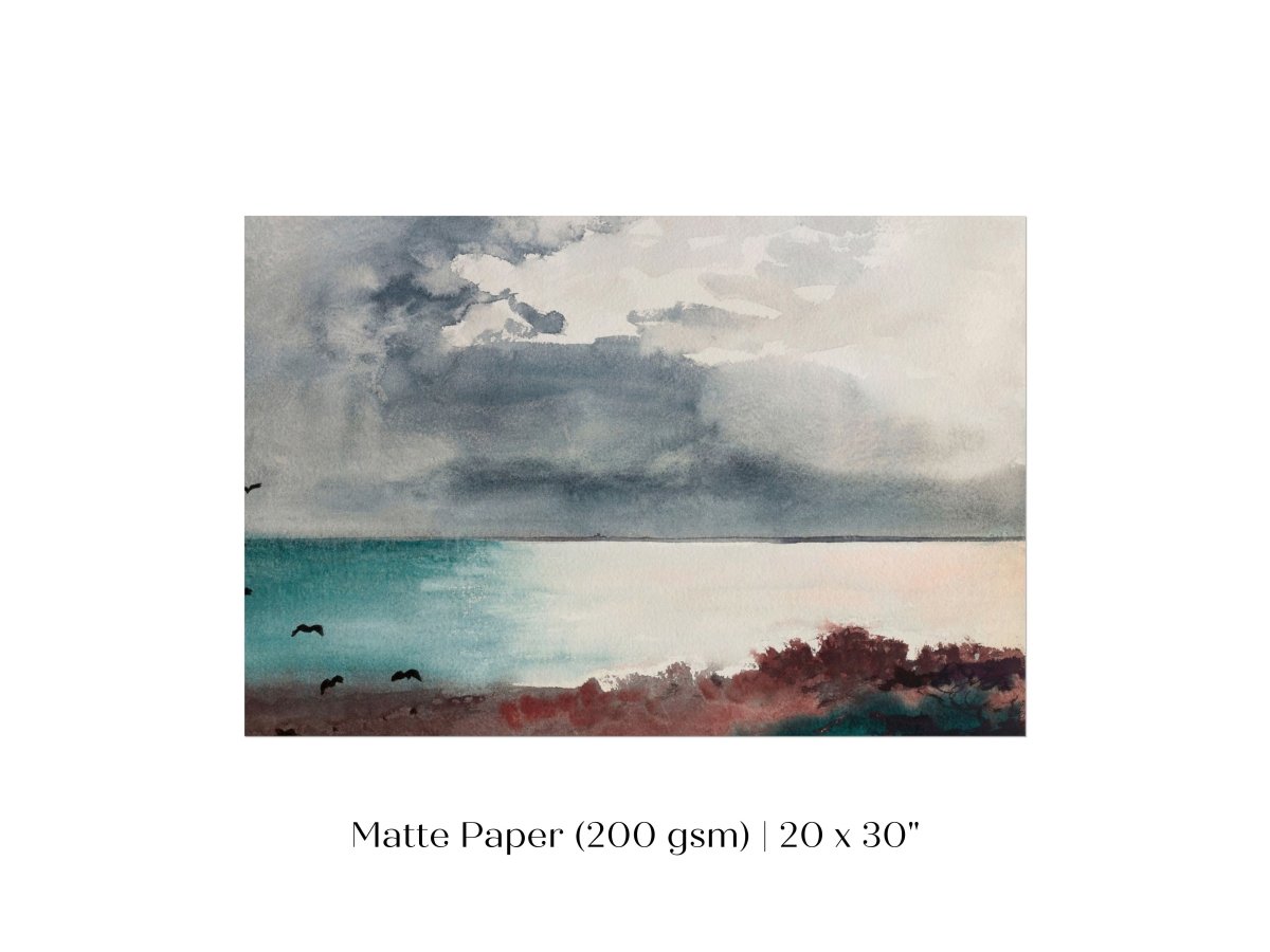 Breaking Storm | P359 - Single Art Prints - Piccolo Fiore Prints