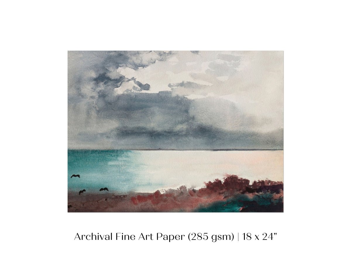 Breaking Storm | P359 - Single Art Prints - Piccolo Fiore Prints