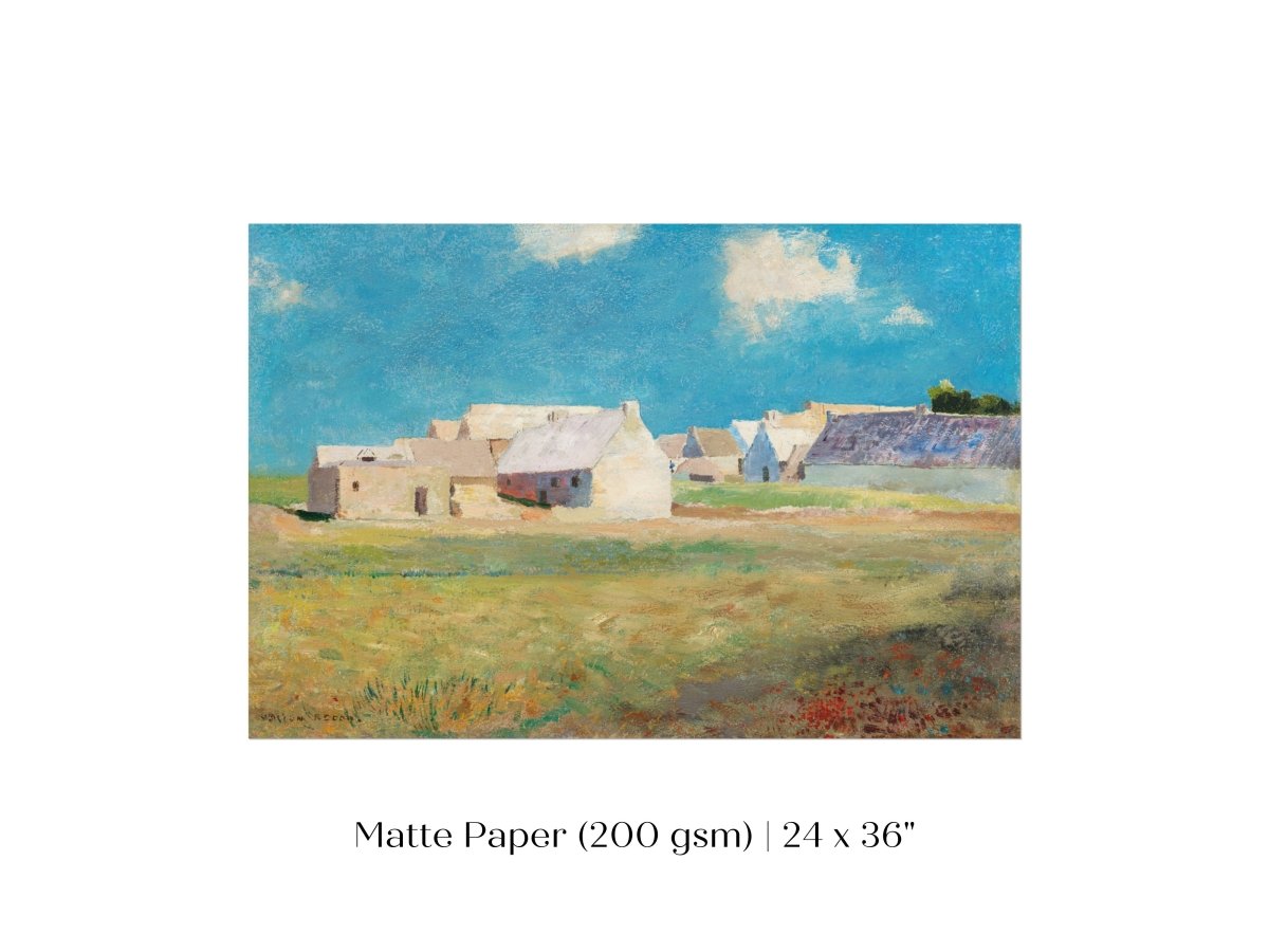 Breton Village | P29 - Single Art Prints - Piccolo Fiore Prints