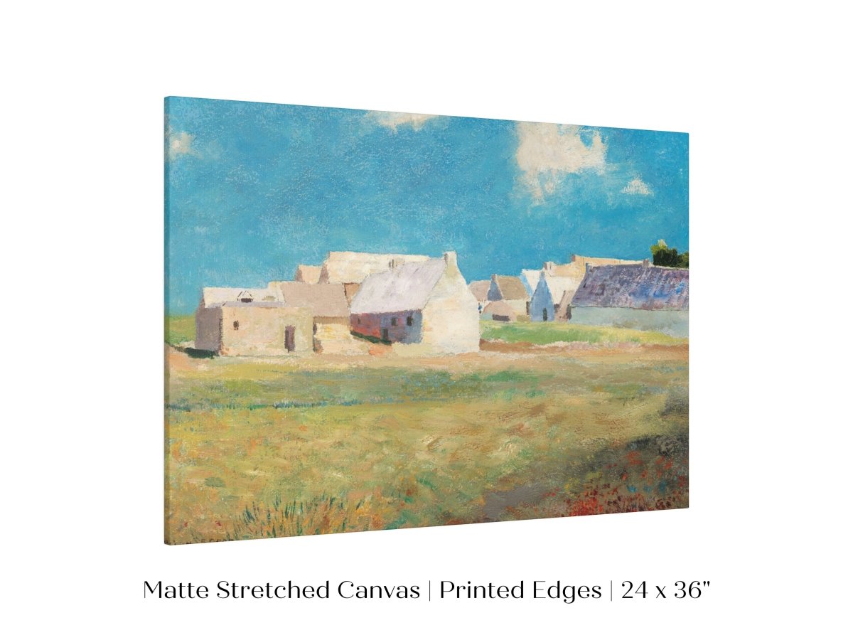 Breton Village | P29 - Single Art Prints - Piccolo Fiore Prints