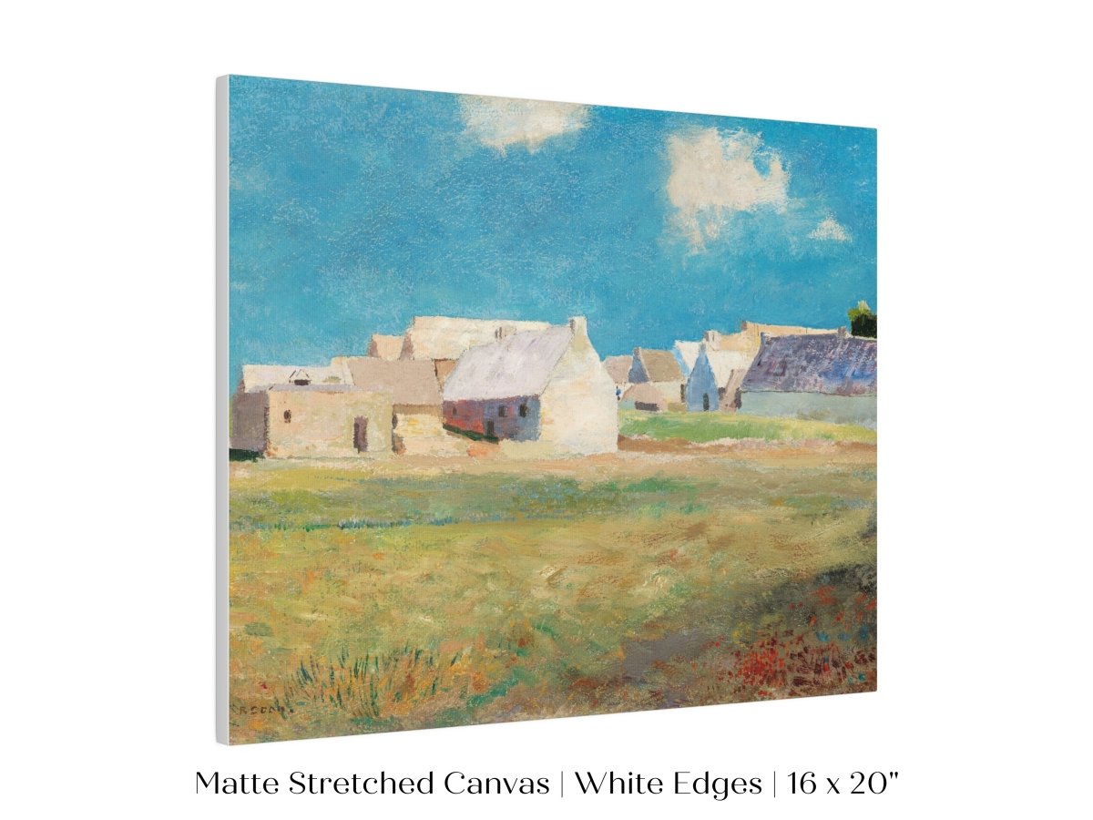 Breton Village | P29 - Single Art Prints - Piccolo Fiore Prints