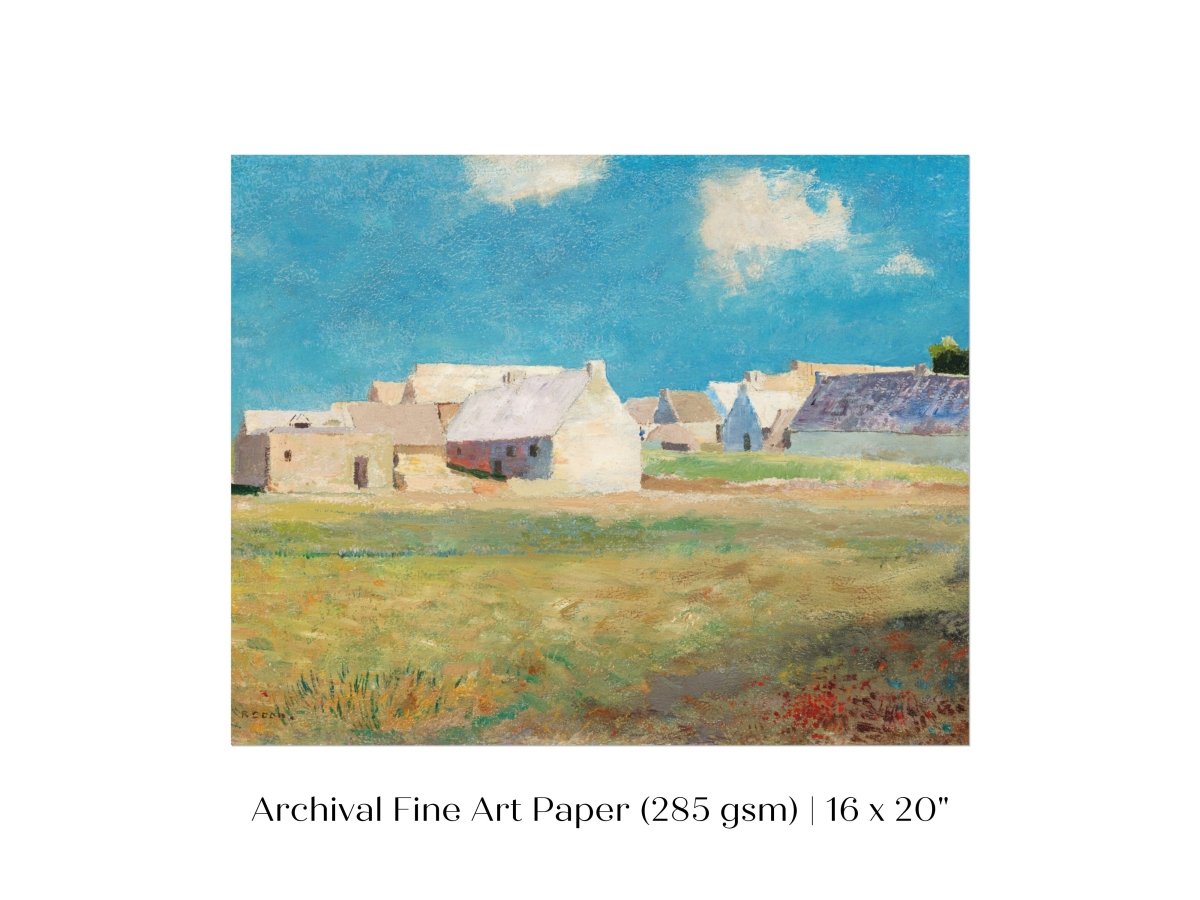 Breton Village | P29 - Single Art Prints - Piccolo Fiore Prints