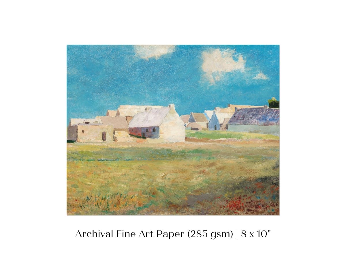 Breton Village | P29 - Single Art Prints - Piccolo Fiore Prints
