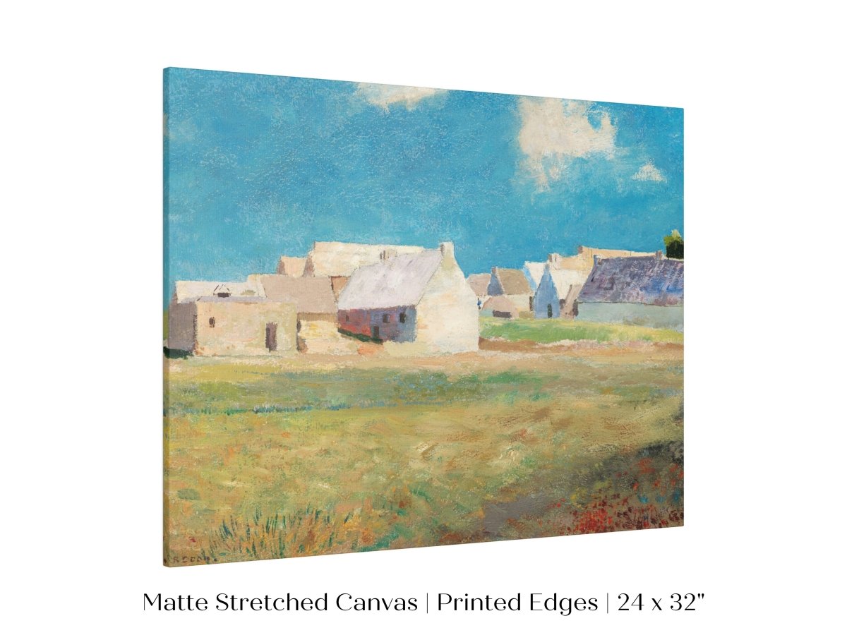 Breton Village | P29 - Single Art Prints - Piccolo Fiore Prints