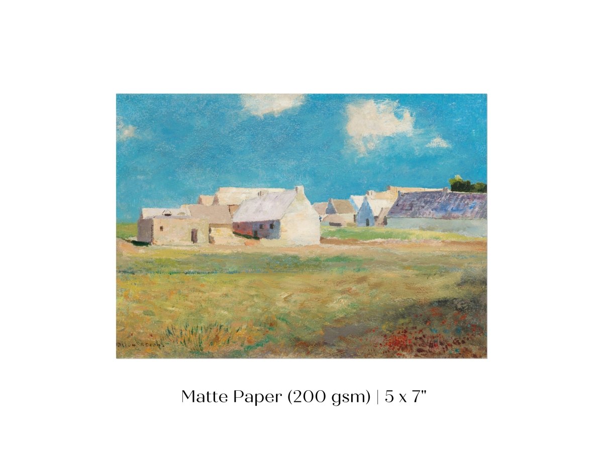 Breton Village | P29 - Single Art Prints - Piccolo Fiore Prints