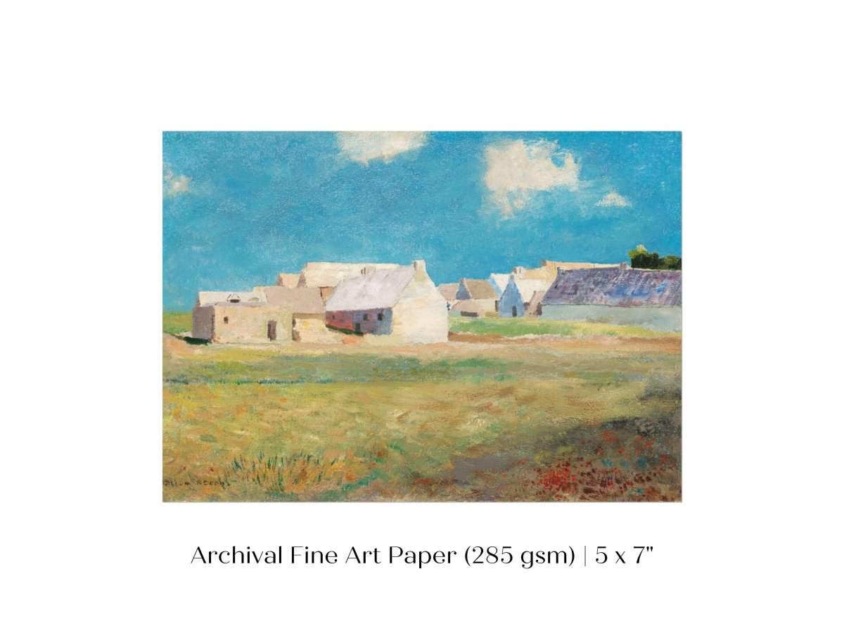 Breton Village | P29 - Single Art Prints - Piccolo Fiore Prints
