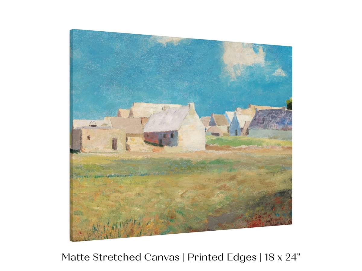Breton Village | P29 - Single Art Prints - Piccolo Fiore Prints