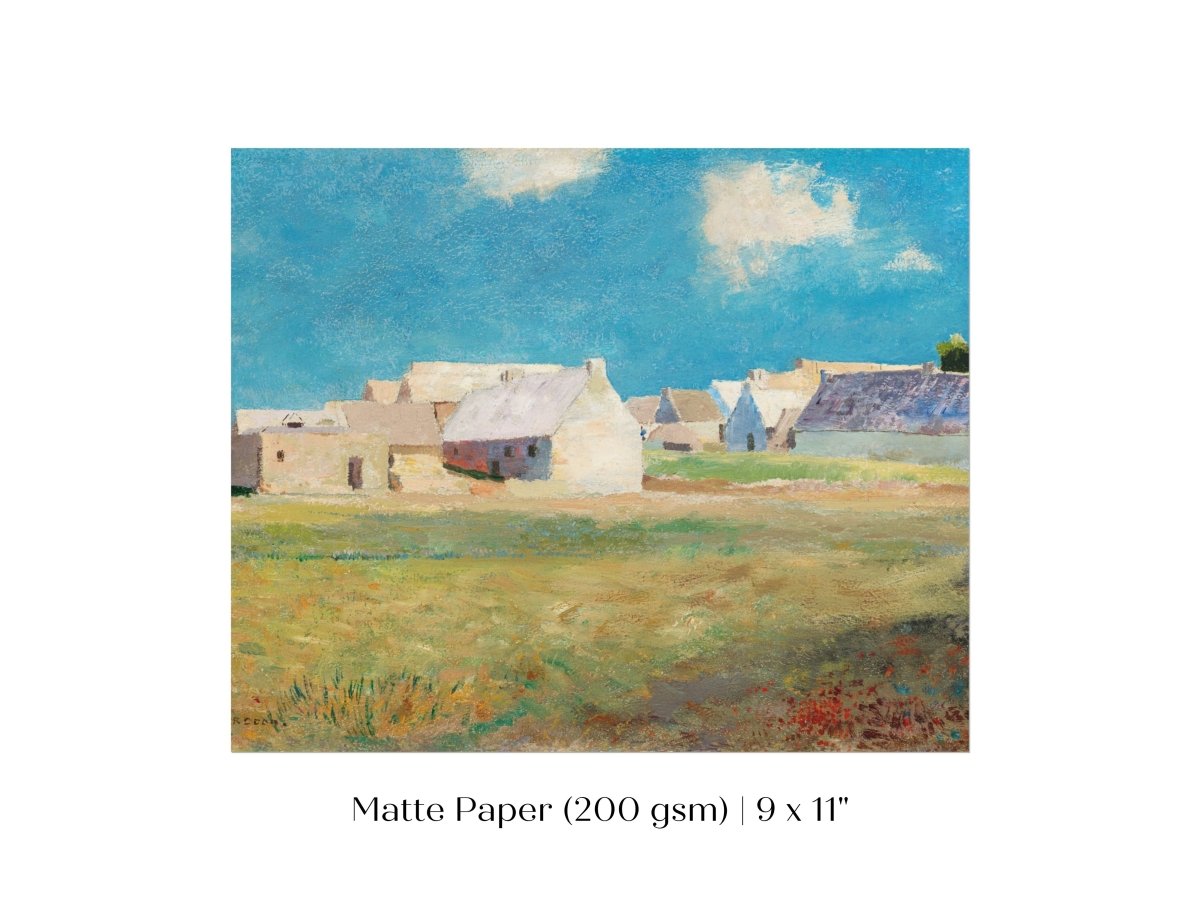 Breton Village | P29 - Single Art Prints - Piccolo Fiore Prints